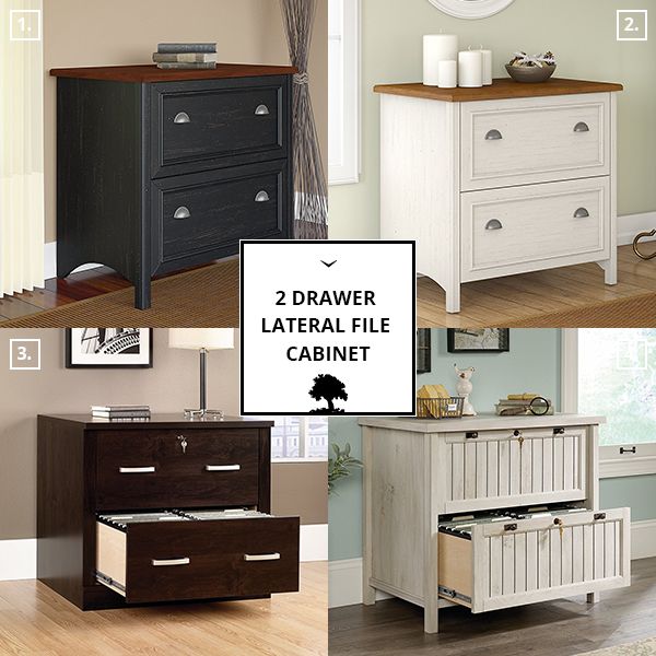 2 Drawer Lateral File Cabinet