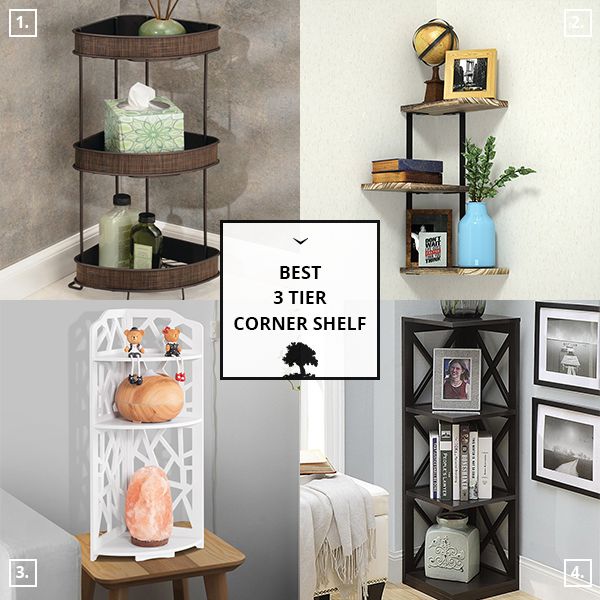 3 Tier Corner Shelf