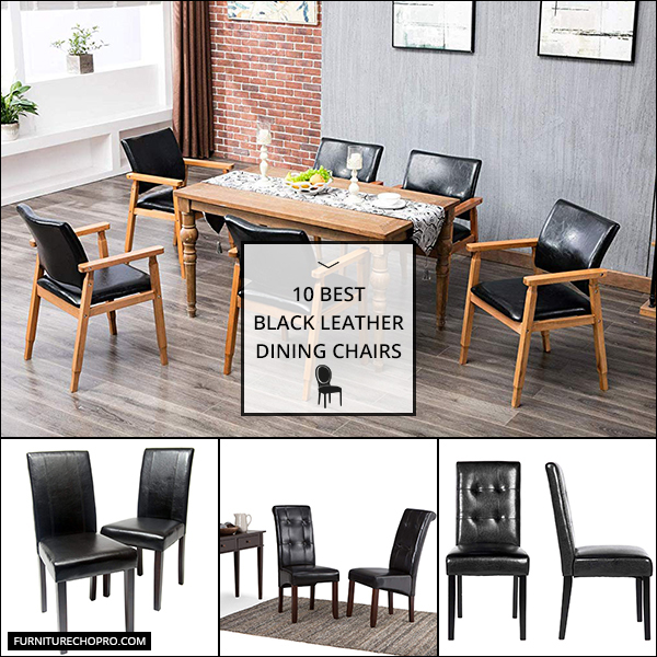 Black Leather Dining Chairs