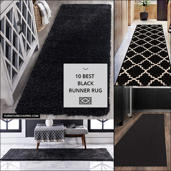 Black Runner Rug