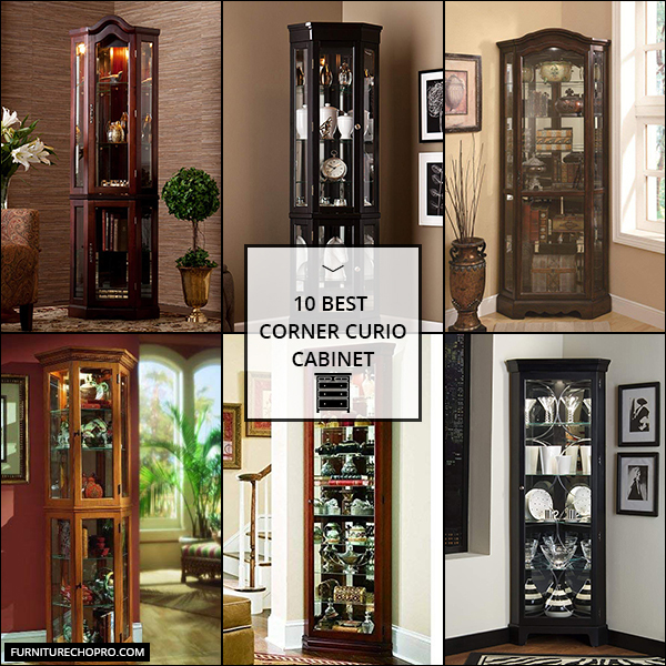 Corner Curio Cabinet