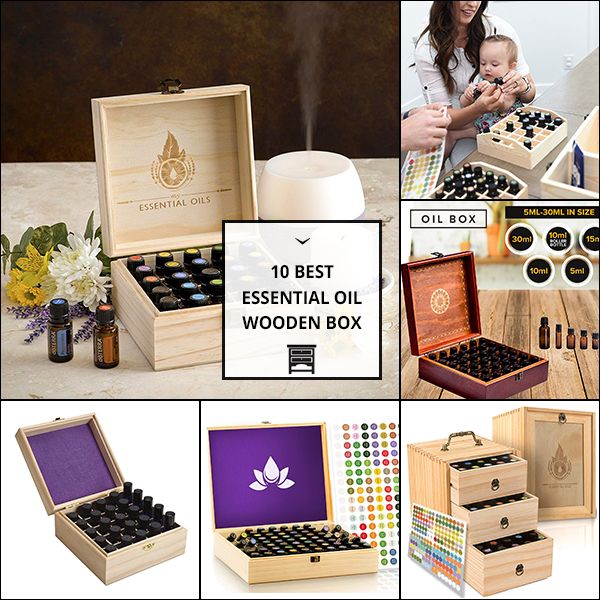 Essential Oil Wooden Box