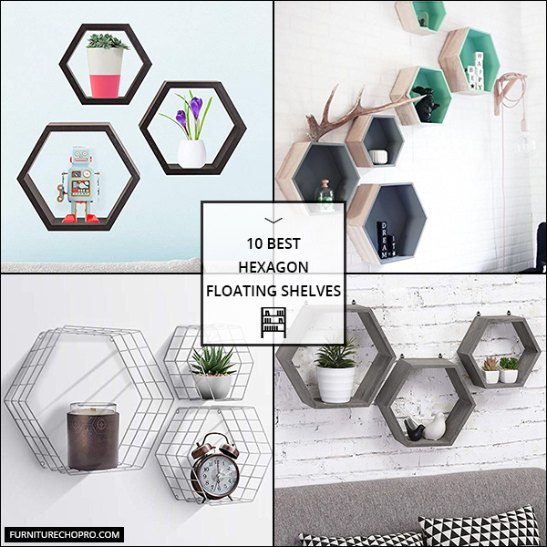 Hexagon Floating Shelves