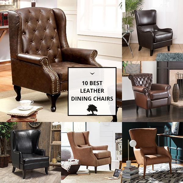 Leather Wingback Chair