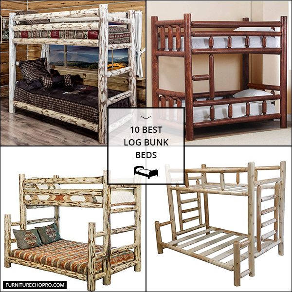 Log Bunk Beds