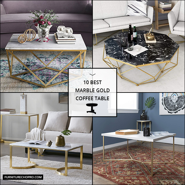 Marble Gold Coffee Table