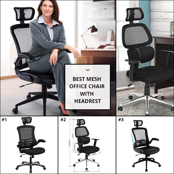 Mesh Office Chair With Headrest