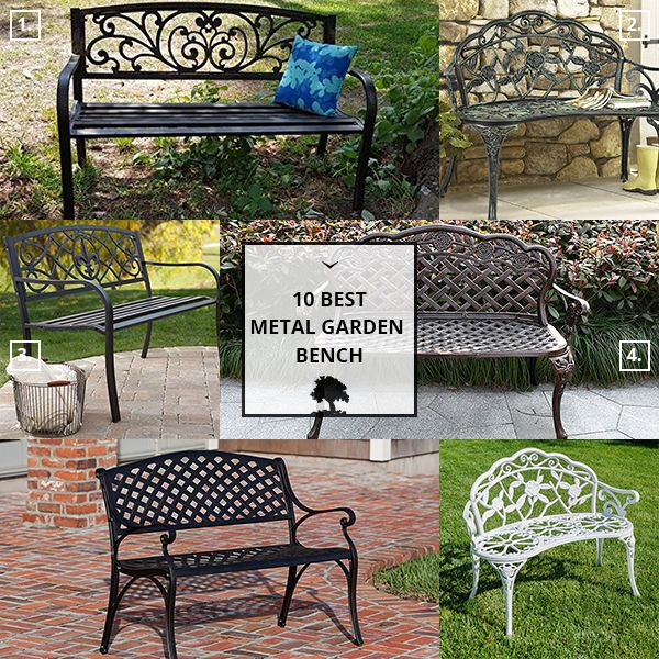 Metal Garden Bench