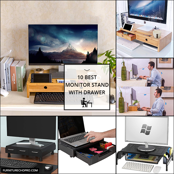 Monitor Stand With Drawer