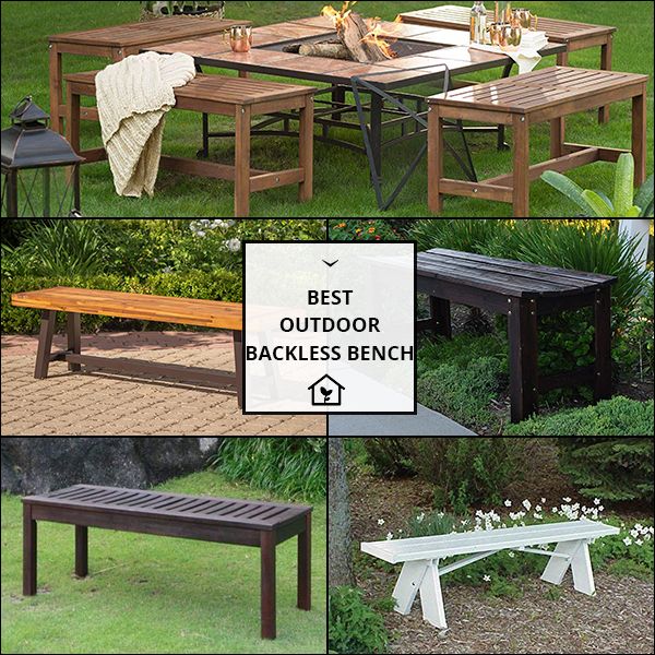 Outdoor Backless Bench