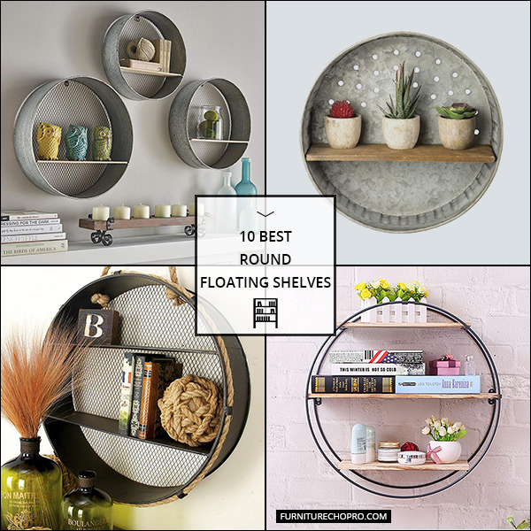 Round Floating Shelves