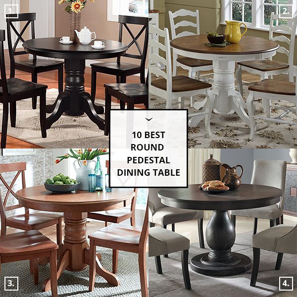 Round Pedestal Dining Table