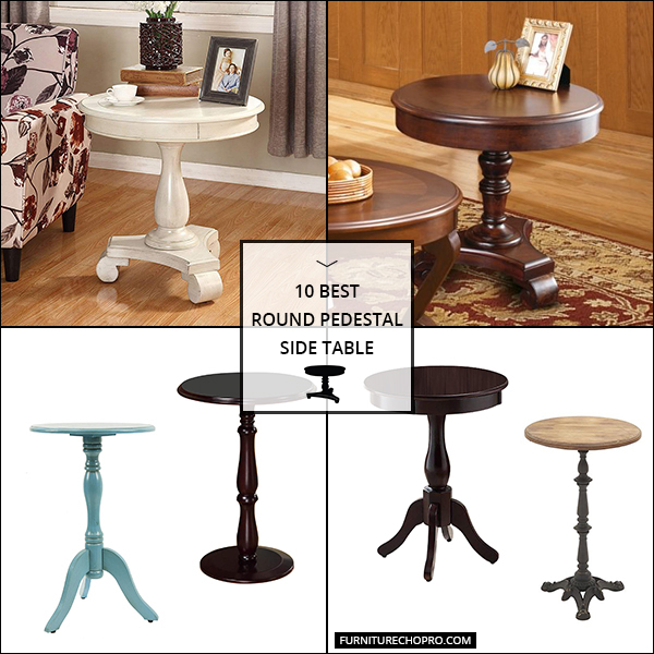 Round Pedestal Side Table