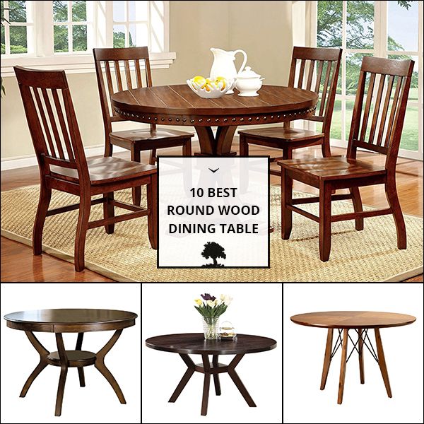 Round Wood Dining Table