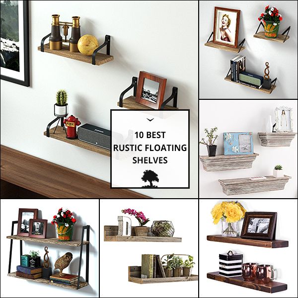 Rustic Floating Shelves