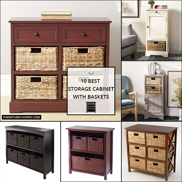 Storage Cabinet With Baskets