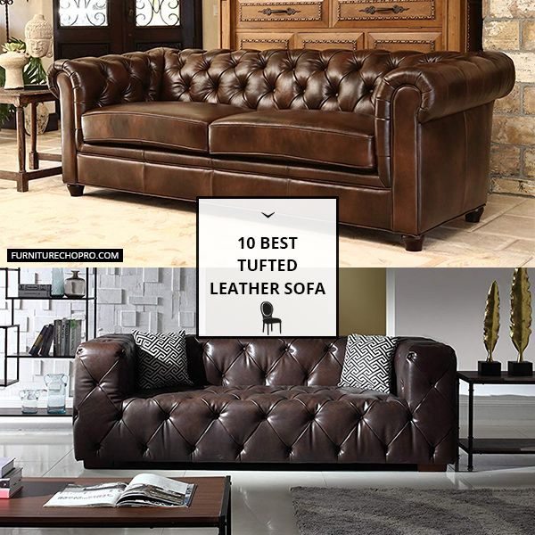 Tufted Leather Sofa