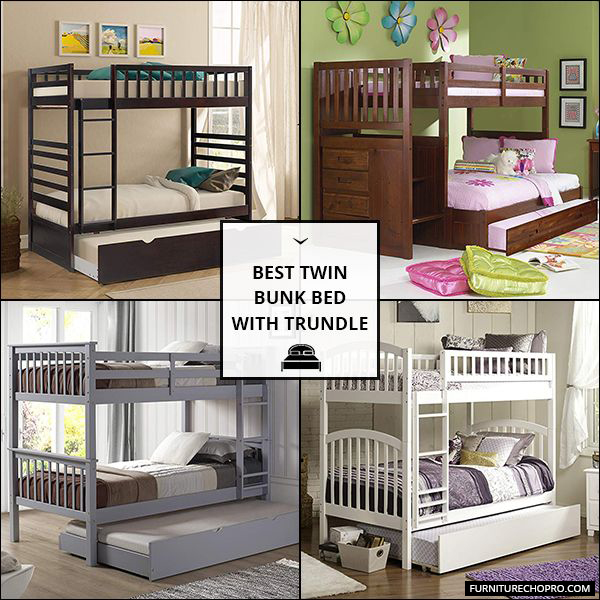 Twin Bunk Bed With Trundle