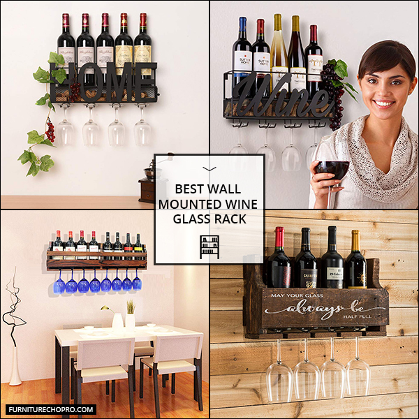 Wall Mounted Wine Glass Rack