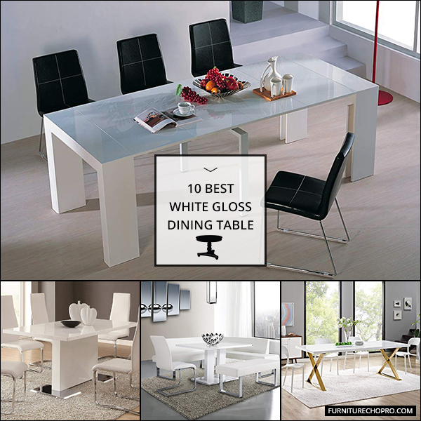 White Gloss Dining Table