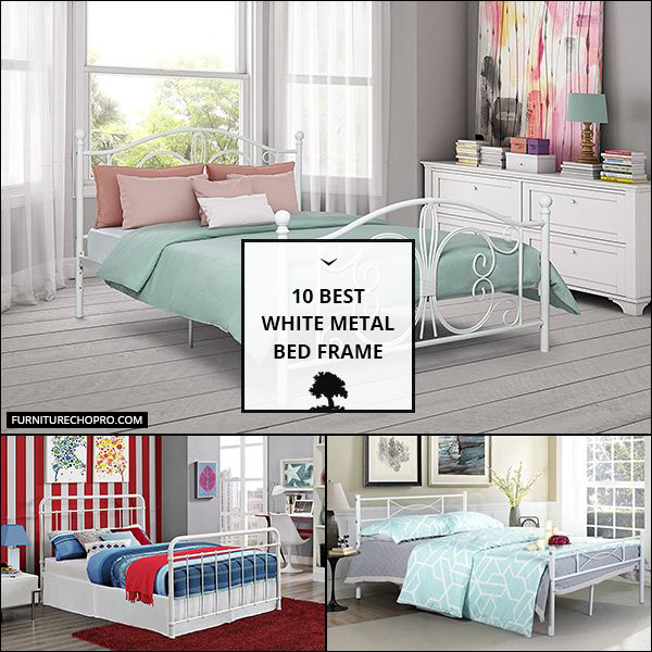 White Metal Bed Frame