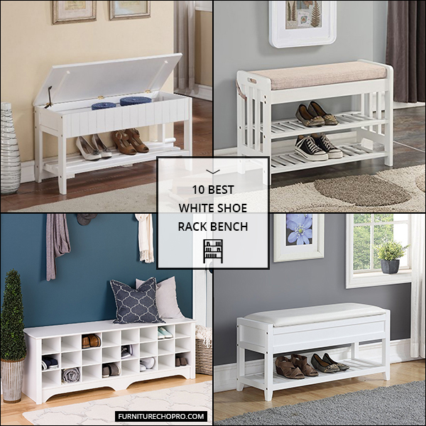 White Shoe Rack Bench