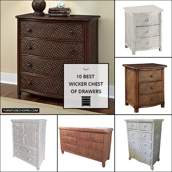 Wicker Chest Of Drawers