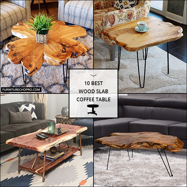 Wood Slab Coffee Table