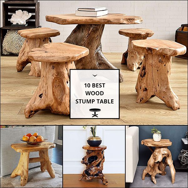 Wood Stump Table