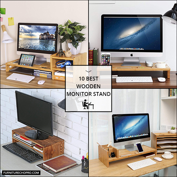 Wooden Monitor Stand